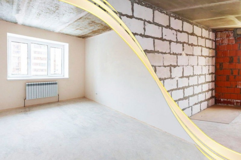 Ремонт квартир в новостройке: особенности черновой отделки стен и пола